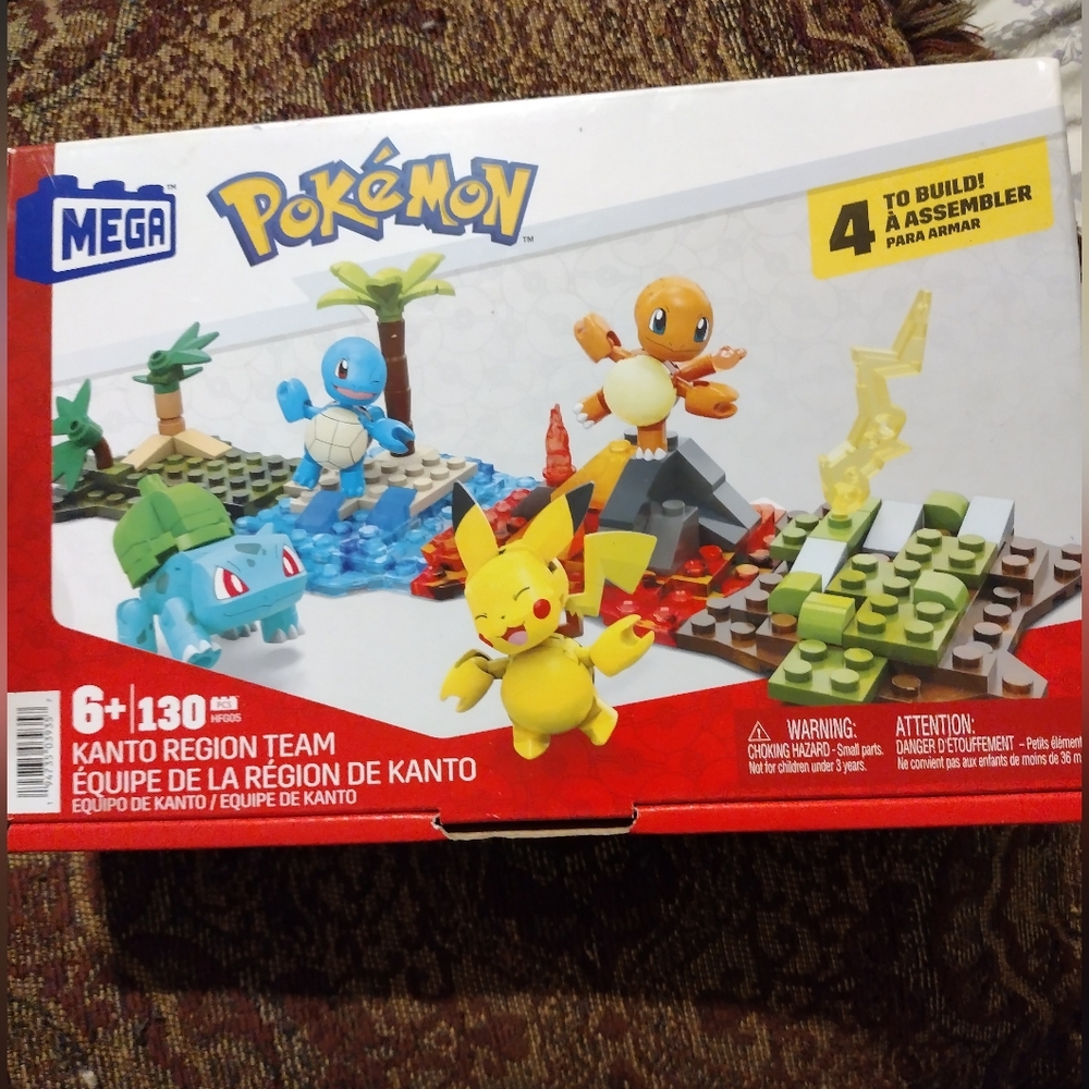 Pokémon Kanto Region Team Building Set